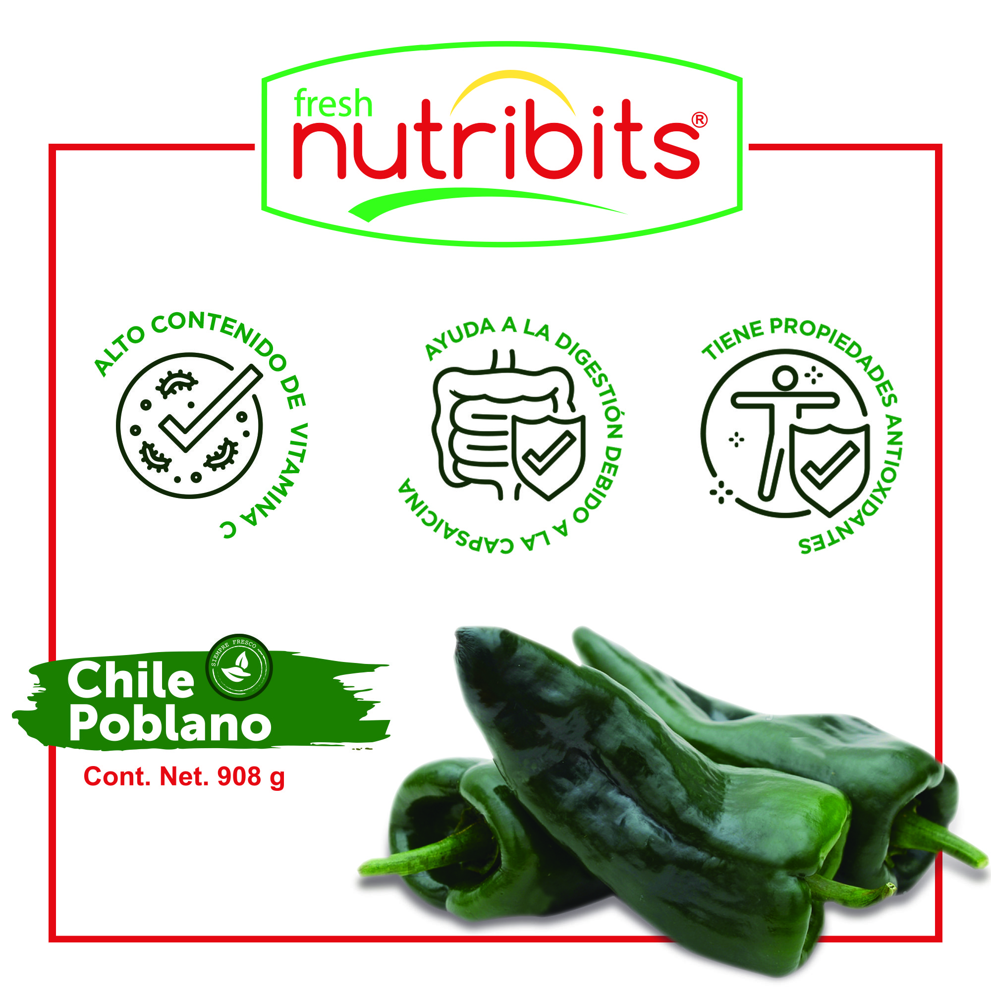 Chile Poblano Temporada - Image 2